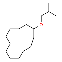 ChemSpider 2D Image | Isobutoxycyclododecane | C16H32O