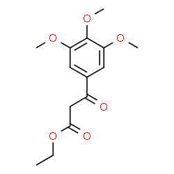 ChemSpider 2D Image | Ethyl 3,4,5-trimethoxybenzoylacetate | C14H18O6