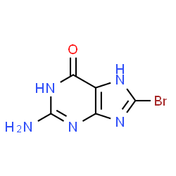 ChemSpider 2D Image | MFCD00127765 | C5H4BrN5O