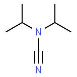 ChemSpider 2D Image | Diisopropylcyanamide | C7H14N2