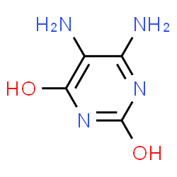 ChemSpider 2D Image | 5,6-Diaminouracil | C4H6N4O2