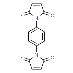 ChemSpider 2D Image | 1,4-Dimaleimidobenzene | C14H8N2O4