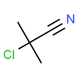 ChemSpider 2D Image | chloroisobutyronitrile | C4H6ClN