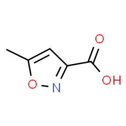 ChemSpider 2D Image | 3-Carboxy-5-methylisoxazole | C5H5NO3
