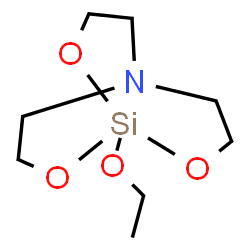 ChemSpider 2D Image | 1-Ethoxy-2,8,9-trioxa-5-aza-1-silabicyclo[3.3.3]undecane | C8H17NO4Si