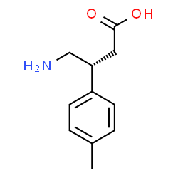ChemSpider 2D Image | (R)-4-Amino-3-(p-Tolyl)butanoic Acid | C11H15NO2