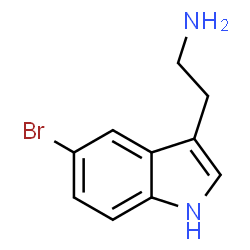 ChemSpider 2D Image | 5-bromotryptamine | C10H11BrN2