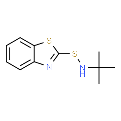 ChemSpider 2D Image | 2-(TERT-BUTYLAMINOTHIO)BENZOTHIAZOLE | C11H14N2S2