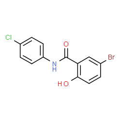 ChemSpider 2D Image | Bromochlorosalicylanilide | C13H9BrClNO2