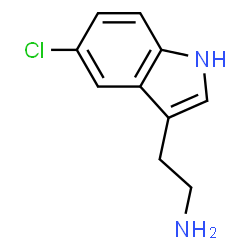 ChemSpider 2D Image | 5-chlorotryptamine | C10H11ClN2