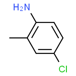 ChemSpider 2D Image | 4-Chloro-o-toluidine | C7H8ClN