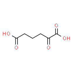 ChemSpider 2D Image | alpha-ketoadipic acid | C6H8O5