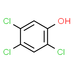 ChemSpider 2D Image | 2,4,5-Trichlorophenol | C6H3Cl3O