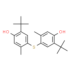 ChemSpider 2D Image | 4,4-Thiobis(6-t-butyl-m-cresol) | C22H30O2S