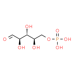 ChemSpider 2D Image | Ribose 5-phosphate | C5H11O8P