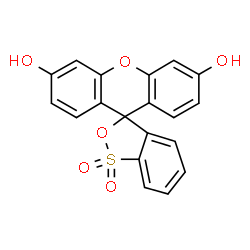 ChemSpider 2D Image | Sulfonefluorescein | C19H12O6S