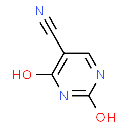 ChemSpider 2D Image | 5-cyanouracil | C5H3N3O2