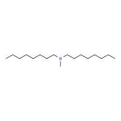 ChemSpider 2D Image | methyldioctylamine | C17H37N