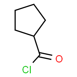 ChemSpider 2D Image | Cyclopentanecarbonyl chloride | C6H9ClO