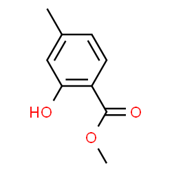 ChemSpider 2D Image | Methyl m-Cresotinate | C9H10O3