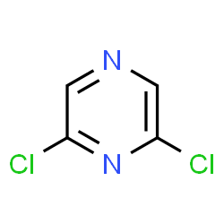 ChemSpider 2D Image | 2,6-Dichloropyrazine | C4H2Cl2N2
