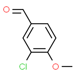 ChemSpider 2D Image | 3-Chloro-4-methoxybenzaldehyde | C8H7ClO2