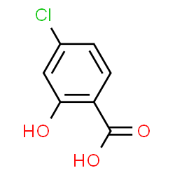 ChemSpider 2D Image | 4-Chlorosalicylic acid | C7H5ClO3