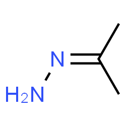 ChemSpider 2D Image | Isopropylidenehydrazine | C3H8N2