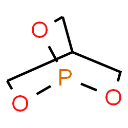 ChemSpider 2D Image | 2,6,7-Trioxa-1-phosphabicyclo[2.2.2]octane | C4H7O3P