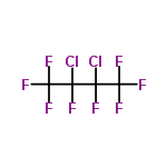 InChI=1/C4Cl2F8/c5-1(7,3(9,10)11)2(6,8)4(12,13)14
