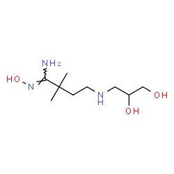 ChemSpider 2D Image | (1Z)-4-[(2,3-Dihydroxypropyl)amino]-N'-hydroxy-2,2-dimethylbutanimidamide | C9H21N3O3