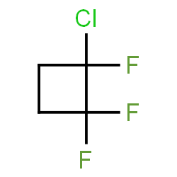 ChemSpider 2D Image | 1-CHLORO-1,2,2-TRIFLUOROCYCLOBUTANE | C4H4ClF3