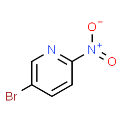 ChemSpider 2D Image | 5-Bromo-2-nitropyridine | C5H3BrN2O2