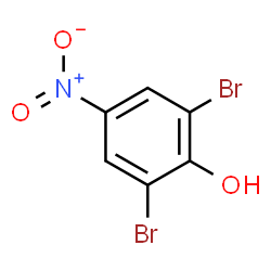 ChemSpider 2D Image | 2,6-Dibromo-4-nitrophenol | C6H3Br2NO3