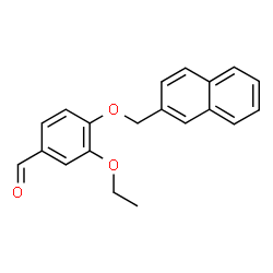 ChemSpider 2D Image | 3-Ethoxy-4-(2-naphthylmethoxy)benzaldehyde | C20H18O3
