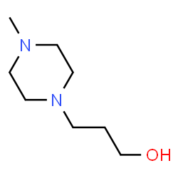 ChemSpider 2D Image | 4-Methyl-1-piperazinepropanol | C8H18N2O