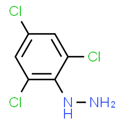 ChemSpider 2D Image | 2,4,6-Trichlorphenylhydrazine | C6H5Cl3N2