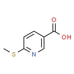 ChemSpider 2D Image | 6-(Methylthio)nicotinic acid | C7H7NO2S