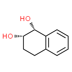 ChemSpider 2D Image | (1R,2S)-1,2,3,4-Tetrahydro-1,2-naphthalenediol | C10H12O2