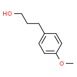 ChemSpider 2D Image | 3-(4-Methoxyphenyl)-1-propanol | C10H14O2
