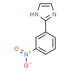 ChemSpider 2D Image | 2-(3-Nitrophenyl)-1H-imidazole | C9H7N3O2