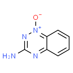 ChemSpider 2D Image | 1,2,4-Benzotriazin-3-amine 1-oxide | C7H6N4O
