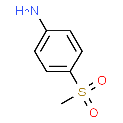 ChemSpider 2D Image | 4-Methylsulfonylaniline | C7H9NO2S