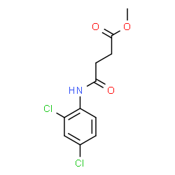 ChemSpider 2D Image | Methyl 4-[(2,4-dichlorophenyl)amino]-4-oxobutanoate | C11H11Cl2NO3