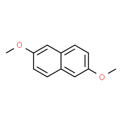 ChemSpider 2D Image | 2,6-Dimethoxynaphthalene | C12H12O2