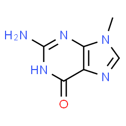 ChemSpider 2D Image | 9-Methylguanine | C6H7N5O
