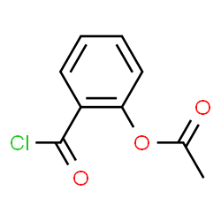 ChemSpider 2D Image | Acetylsalicyloyl chloride | C9H7ClO3