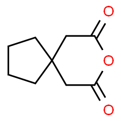 ChemSpider 2D Image | 8-Oxaspiro[4.5]decane-7,9-dione | C9H12O3