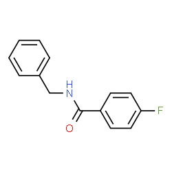 ChemSpider 2D Image | N-Benzyl-4-fluorobenzamide | C14H12FNO