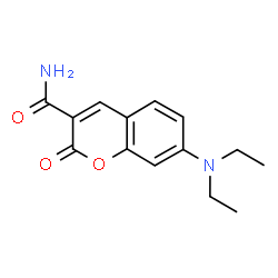 ChemSpider 2D Image | 7-diethylamino-2-oxo-chromene-3-carboxamide | C14H16N2O3